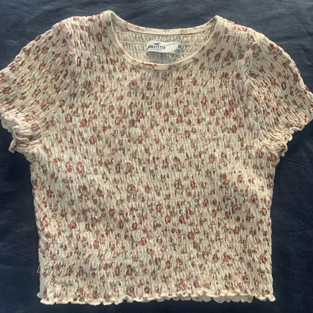 Floral Hollister shirt